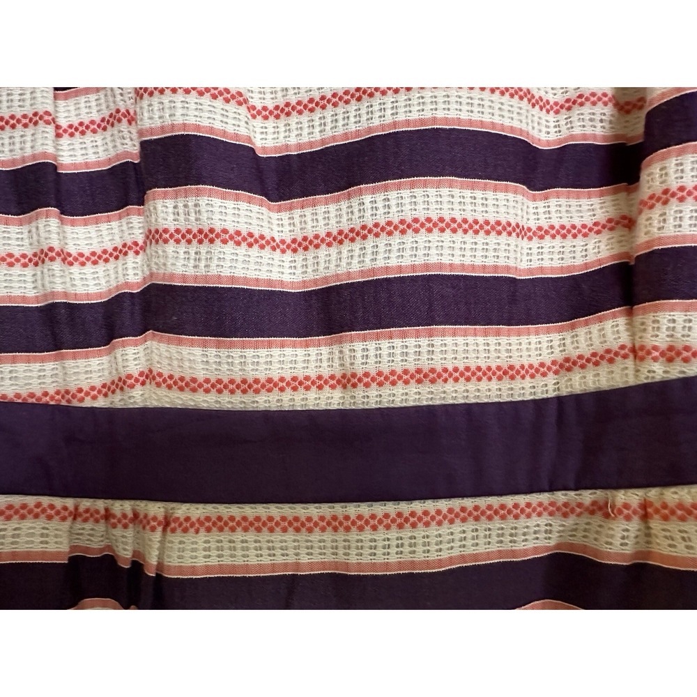 BODEN‎ DRESS PLUM MULTI COLOR STRIPED SLEEVELESS SIZE 6 - Picture 2 of 5